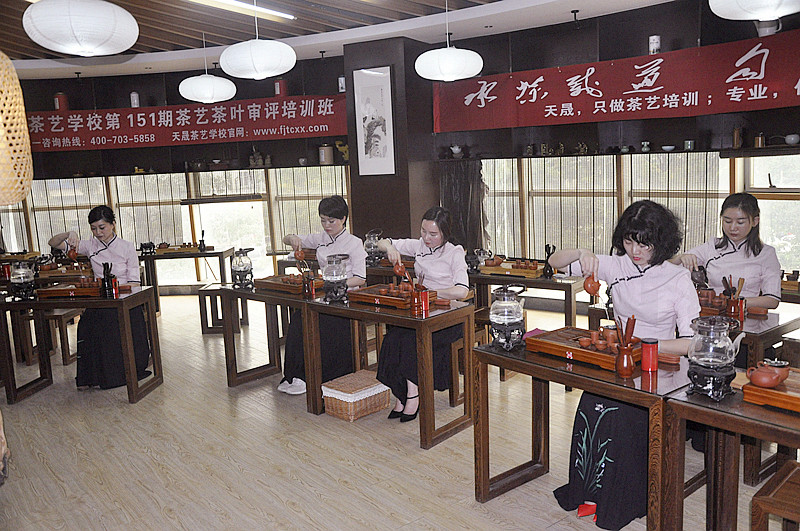 免费茶艺师培训学的不是茶艺而是演艺